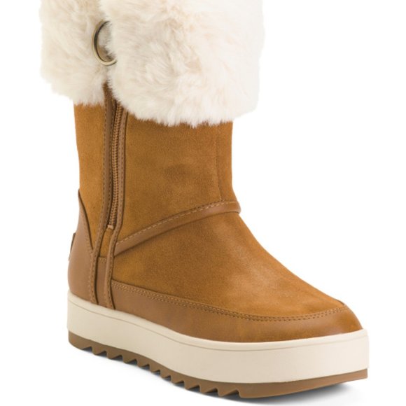 Koolaburra Shoes Nwt Koolaburra By Ugg Tynlee Cozy Waterproof Suede